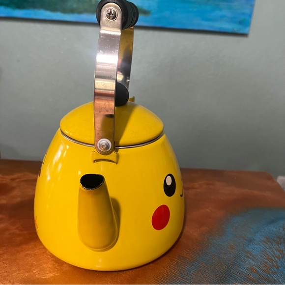Pokémon Center Pikachu Tea Kettle Yellow Pikachu Teapot Japan with box - Picture 3 of 16